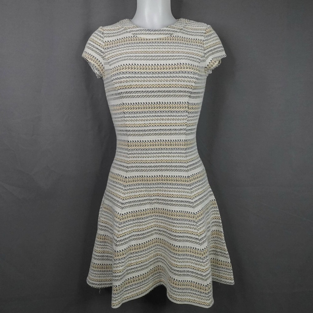 Striped Black and White Dress